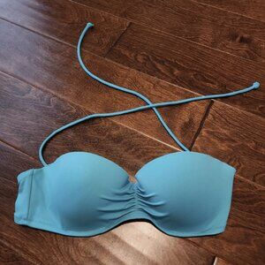 Victoria's Secret Blue Bikini Top 36B